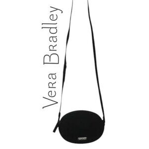 Vera Bradley Crossbody Black Oval Purse